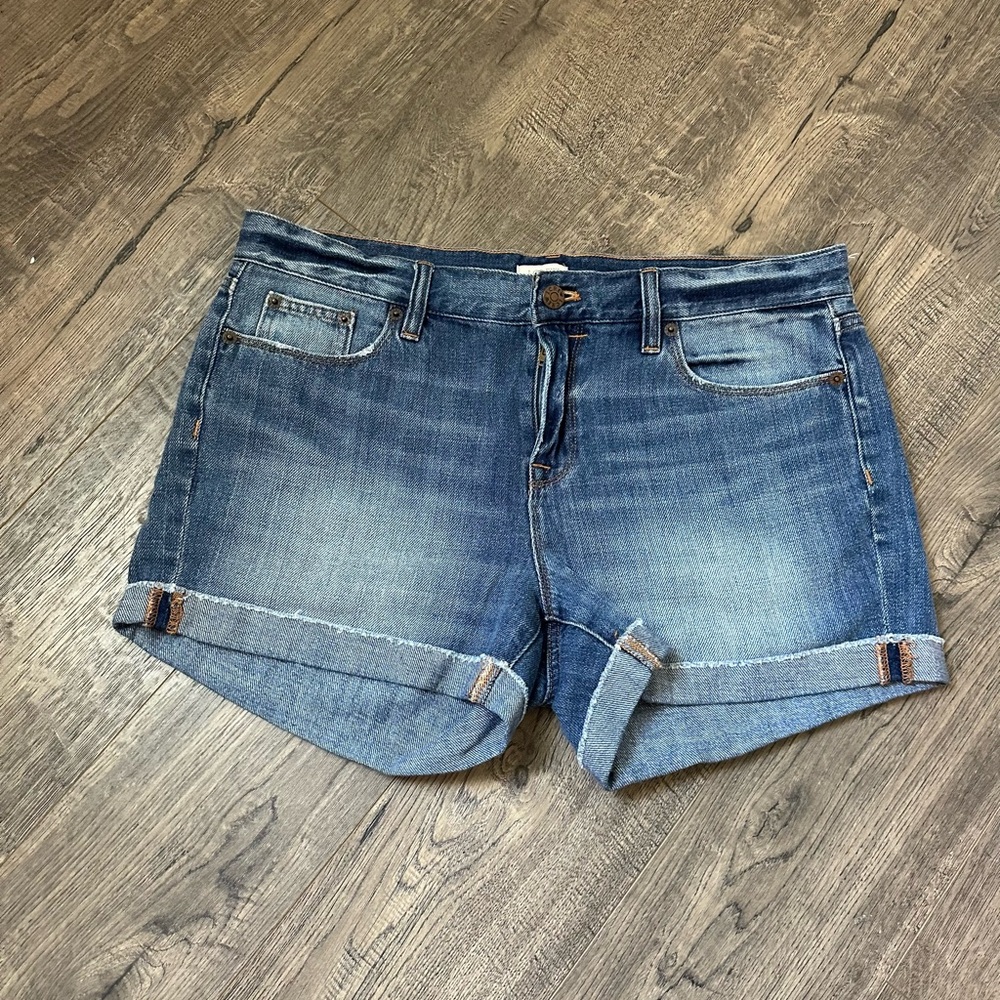 J Crew Denim cuffed Shorts Size 29